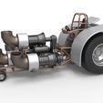 1.jpg Diecast Pulling tractor with 4 jet engines Version 2 Scale 1:25