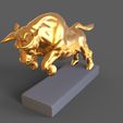 08.jpg 3D-печатная модель сердитого быка