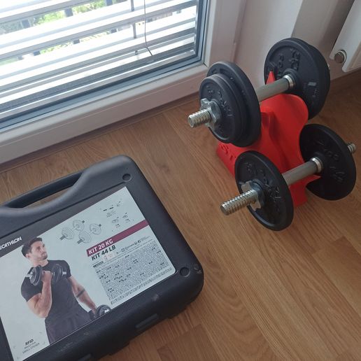 Dumbbell holder 3D model