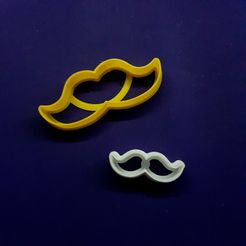 20200602_142051.jpg STL-Datei Mustache Mustache Mustache Cookie Cutter herunterladen • Design für den 3D-Druck, Cortantesparagalletitas