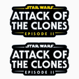 Screenshot-2024-04-26-154654.png STAR WARS - ATTACK OF THE CLONES - EPISODE II Logo Display by MANIACMANCAVE3D