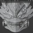 スクリーンショット-2023-11-15-093057.png Byakuya Makai Knight Dan fully wearable cosplay helmet 3D printable STL file