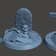3a9025afa47cb716cb11fa59b86748c7_display_large.JPG 28mm Undead Skeleton Warrior - Climbing out of Grave 1