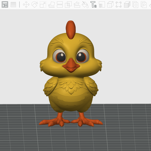 Cute Chick Easter Egg - Multi Color Spring Decor - Adorable Baby Chicken