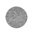 sCsIPcD.png Double Bearded Men Profile Relief Medallion STL