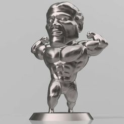 STL file GIGA Chad Face Moai Bodybuilder Cara de Pedra 🇹🇩・3D printing  design to download・Cults