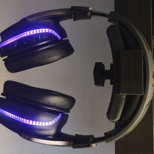 Adjustable helmet holder - Ideal for IKEA LACK shelves 3D model