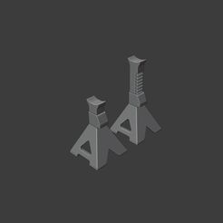 Main.jpg 1:64 Scale Axle Stands - Car Jack Stands