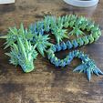 Dragon de mer Void, animal de compagnie articulé et flexible, impression en place, serpent de fantaisie.