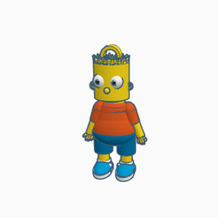 1.png Fichier STL Porte-clés Bart Simpson・Design pour impression 3D à télécharger
