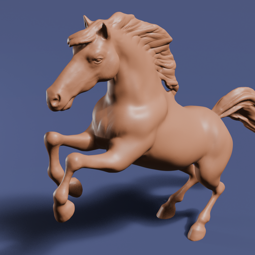 STL file Rearing horse 3D STL 🐎 ・3D print object to download・Cults