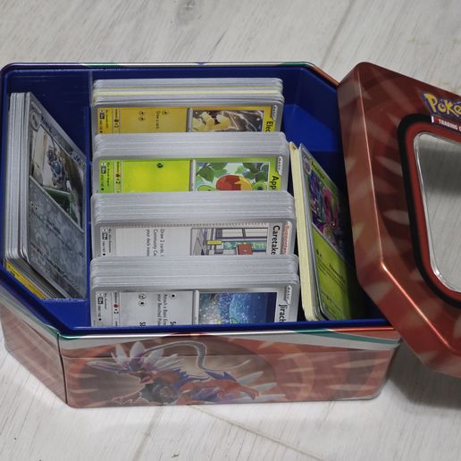 Pokemon large tin organizer STL File for 3D printingCults