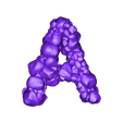 rock-a.stl Free STL file Rocky Alphabet・3D printing model to download