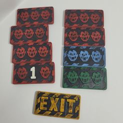 20231001_094430.jpg Token (Zombie Spawn and Exit) - Zombicide - Modern Board Game -  (Pre-Supported)