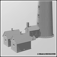 07-destruction-island-lighthouse-3d-model-n-scale-print-layout-entrance.png DESTRUCTION ISLAND LIGHTHOUSE - N (1/160) SCALE MODEL LANDMARK