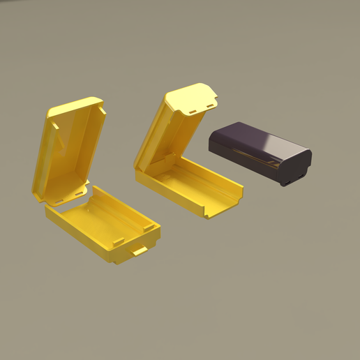 radioddity GD-77 battery pack - 3D model önizlemesi