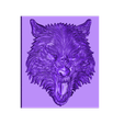 WolfHead.stl Fichier STL gratuit tête de loup・Modèle pour imprimante 3D à télécharger
