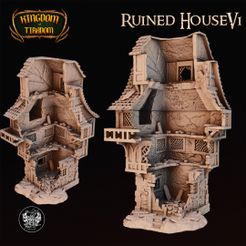 resize-ruined-housev1.jpg Fichier 3D Maison en ruine v1・Design pour imprimante 3D à télécharger