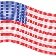 American-Flag-coloredchannelguide.png American Flag 196 Seed Pixel LED Channel