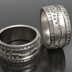 1.jpg Archivo STL Anillo de Ornamento・Plan de impresión en 3D para descargar