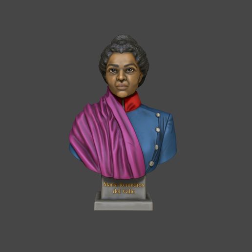 Bust of María Remedios del Valle