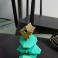 20201207_043530.jpg Christmas Tree Spinning Keychain and Ornament (Articulated)