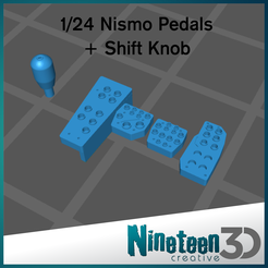 Cults-page.png STL file 1/24 Nismo Pedals & Gear Knob・Model to download and 3D print, Nineteen_3D