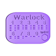 Warlock_Spell_Tracker.stl D&D 5th Spell Tracker