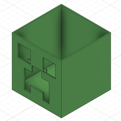 Creeper-pen-holder.png Free STL file Creeper pen holder・Model to download and 3D print