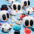 Blob-Lab-Snowman16m.jpg Snowblobs - Mini Modular Articulated Snowman Kunstspielzeug