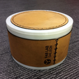 Capture d’écran 2017-03-22 à 11.32.27.png Free STL file Leather + 3D Printed Container・3D print design to download