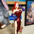 img1.jpg Jessica Rabbit - Classic Glamour Pose 3D Printable Model (Multi part STL)
