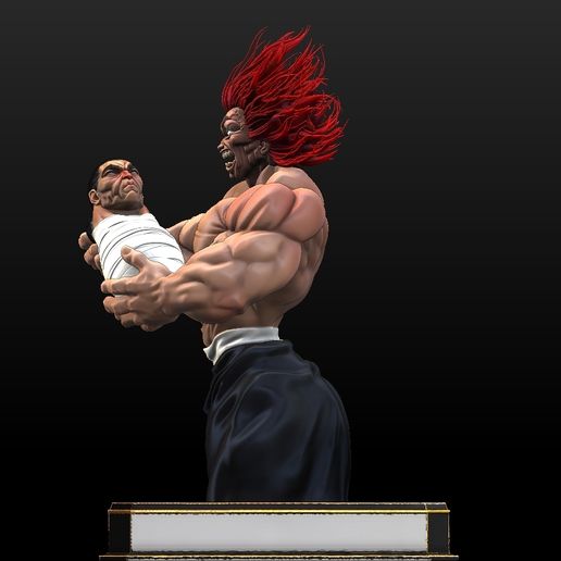 👾 Yujiro Hanma and Retsu Kaioh - Baki Anime Fight Diorama STL | 3D ...