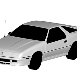 1.png Fichier 3D Chrysler Daytona Shelby・Plan à imprimer en 3D à télécharger, 3modeling