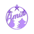 Amir v4.stl CHRISTMAS DECORATIONS FIRST NAME Amir