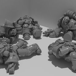Boarding_corpses.jpg Free 3D file Boarding Armour Troops Corpses・3D printable model to download