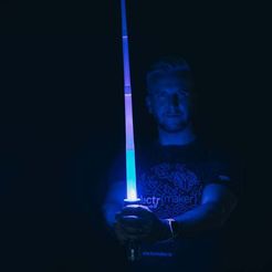 DSC_1958.jpg Free STL file Multi colored Lightsaber (single extruder)・3D printable object to download