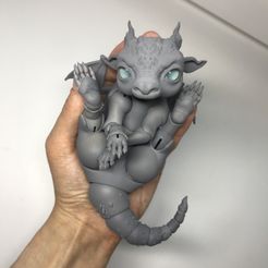 IMG_5836.jpeg Ball Jointed Dragon for 3D Printing