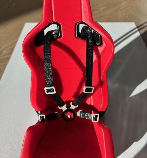 4 or 5 way safety seat belt harness RC 1:8 or 1:10