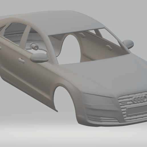 Download STL file Audi a8 • Object to 3D print ・ Cults