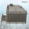 5.jpg Modern industrial prefab house with staircase and ventilation system (35) - Modern WW2 WW1 World War Diaroma Wargaming RPG Mini Hobby