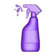 Cleaning Spray bottle.obj Bottiglia spray per la pulizia Modello 3d