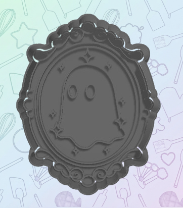 Mirror Frame Ghost Cookie Cutter