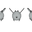 9.png Low Poly Bee Cartoon Expressions - Happy, Sad, Angry