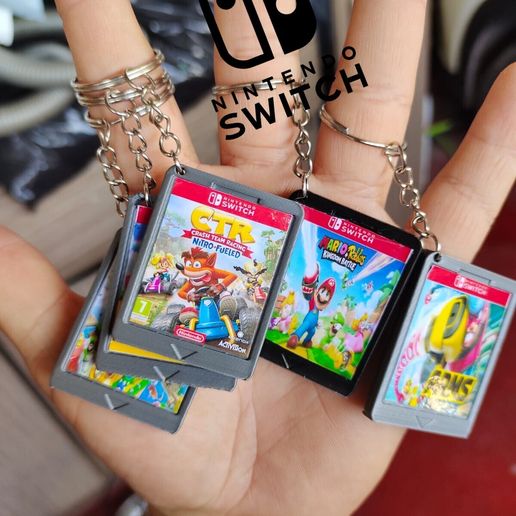 Keychain Switch Game Boxes Nintendo Switch Game Case