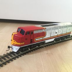 6B2B6074-41CC-4564-BFE0-3C8246DCCE17.jpeg Бесплатный STL файл Santa Fe - Super Chief - F-series, A unit scale model train in HO (1:87)・3D-печатный дизайн для скачивания, nenchev