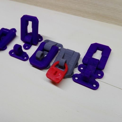 📦 Classic style hasp for boxes model 3・Free STL File for ・Cults