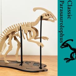 parasa_classic-pic1.jpg Archivo STL gratis [3Dino Puzzle] Parasaurolophus estilo clásico・Objeto para impresora 3D para descargar