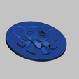 3.png Elephant simple relief 3D STL file