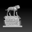 gjhj.jpg NFL -Swagger dog cleveland browns mascot statue - 3d Print